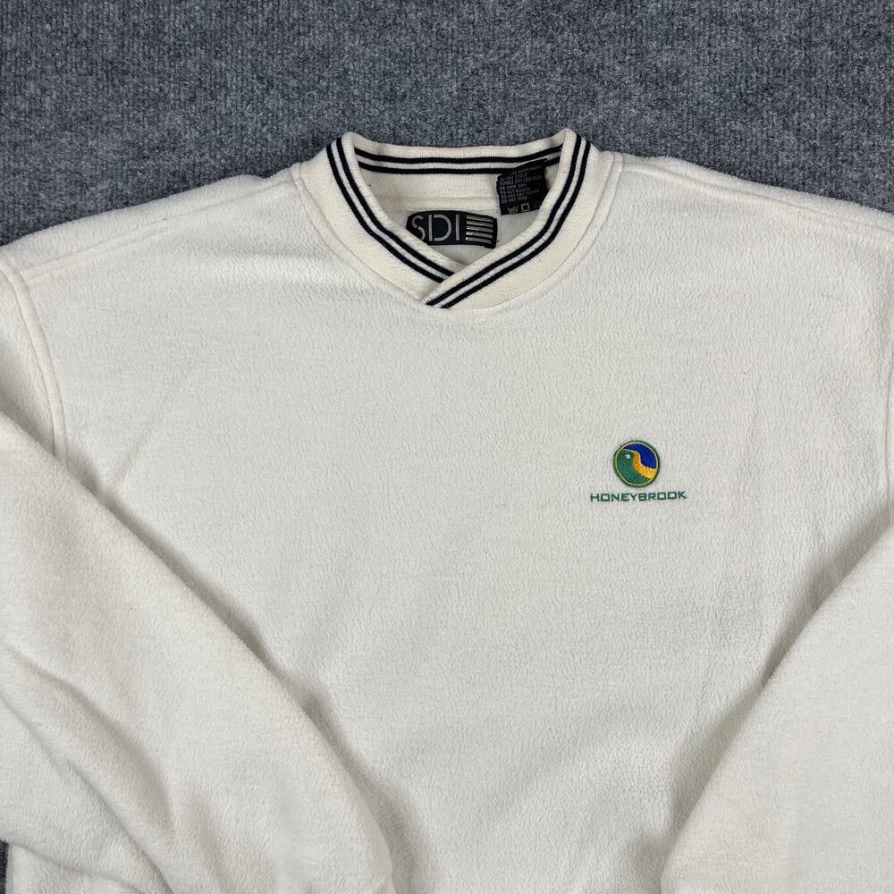 SIDI Sweatshirt‎ Mens Size L Cream Honeybrook Crewneck Vintage Casual
